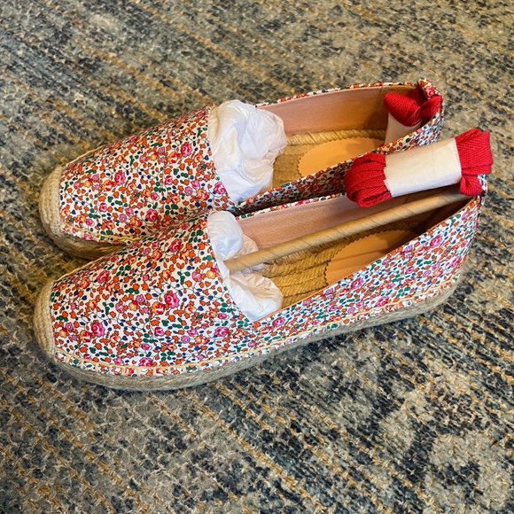 J. Crew Liberty Print Espadrilles - Size 6.5 NWT - Picture 2 of 7